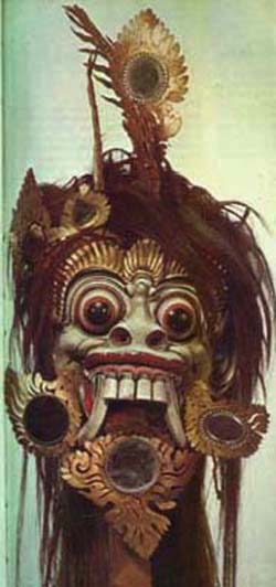 Máscara de Bali - usada pelos dançarinos balineses